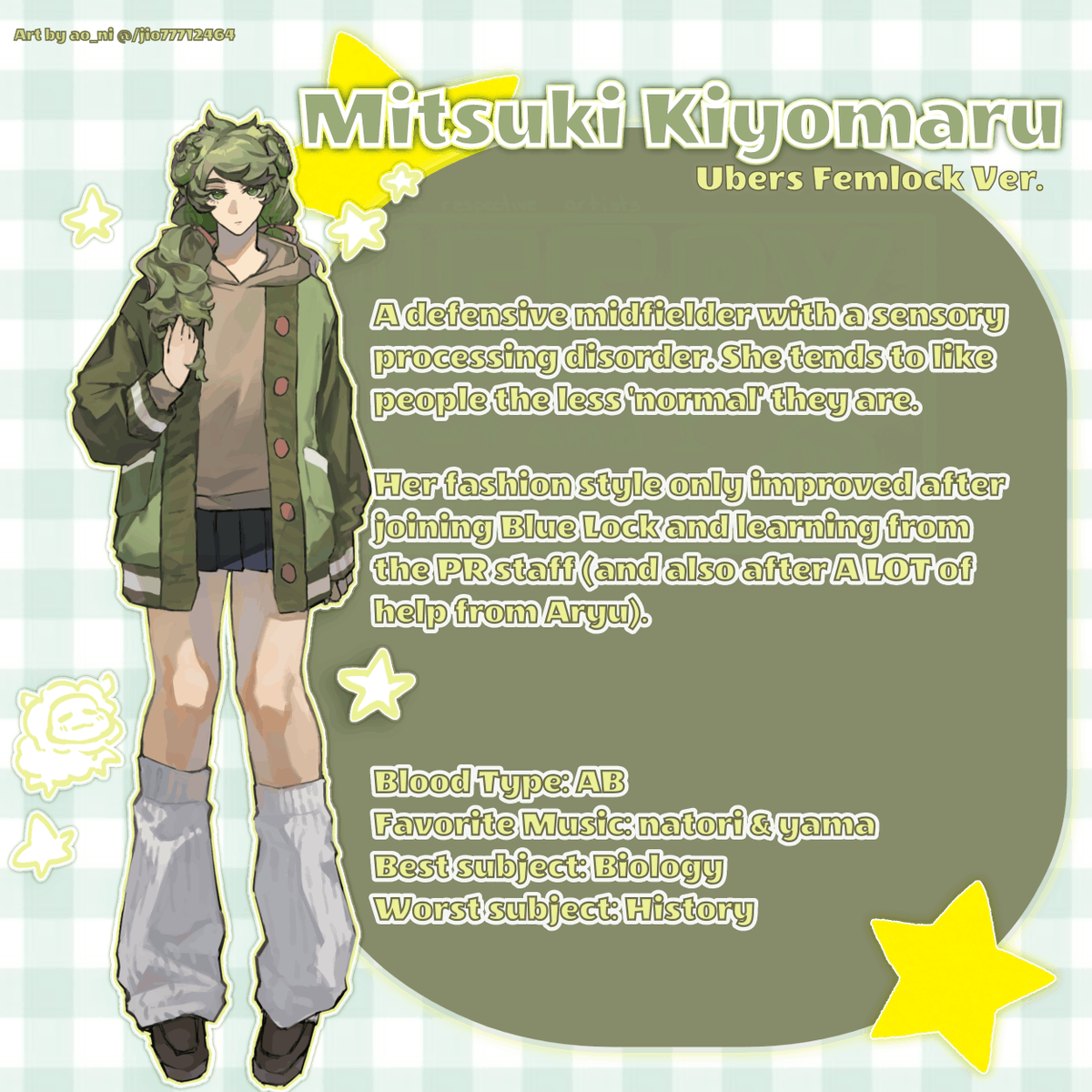 i_so_Sheepy's tweet photo. We been Femlock-maxxing this week
Let me show you Ubers Mitsuki in more detail real quick
π #bluelockoc #bllkoc https://t.co/3bjeWYJSQk