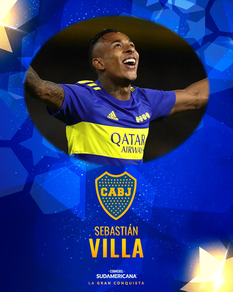 Sudamericana's tweet photo. ¡Sebastián Villa vuelve a @BocaJrsOficial y jugará la CONMEBOL #Sudamericana! 🔵🟡 https://t.co/Jsven2vAXP