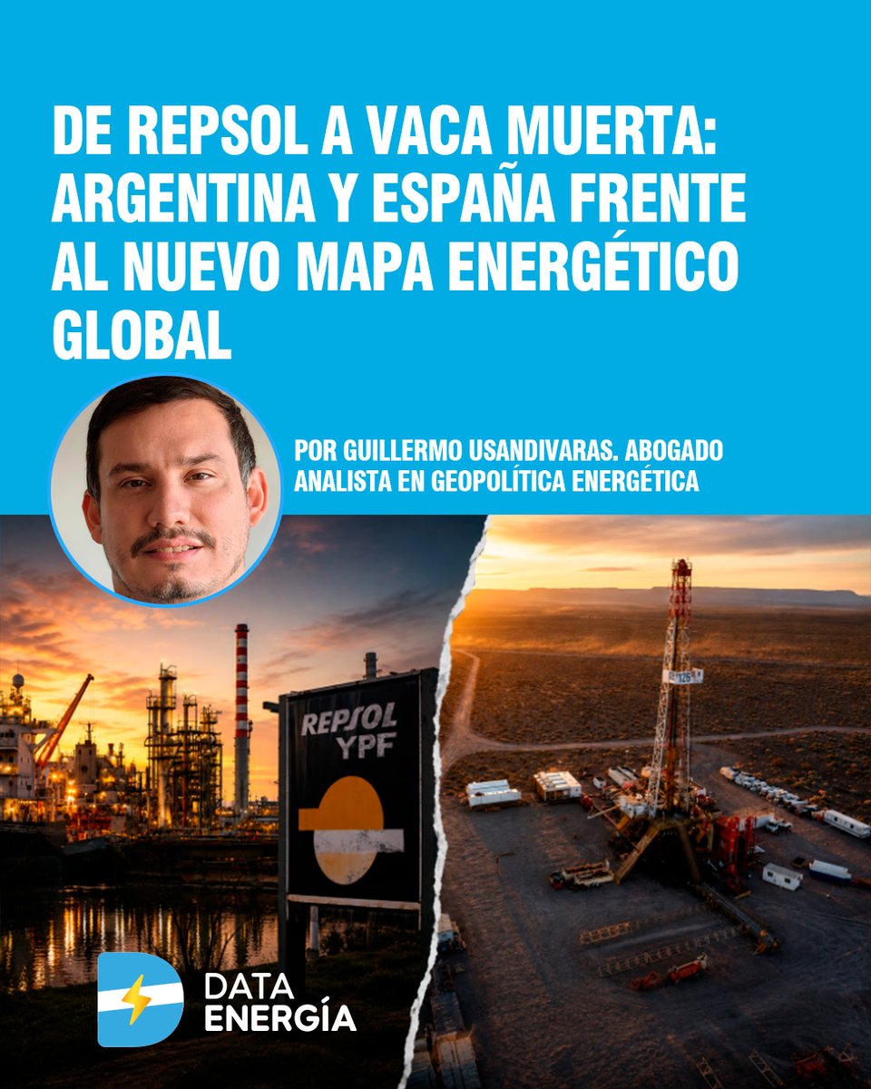 DataEnergiaAr's tweet photo. ✍️ OPINIÓN

🔵 Durante años, la relación energética entre Argentina y España estuvo marcada por un solo nombre: Repsol. Hoy el escenario es muy distinto. https://t.co/OhCPbYCnXs