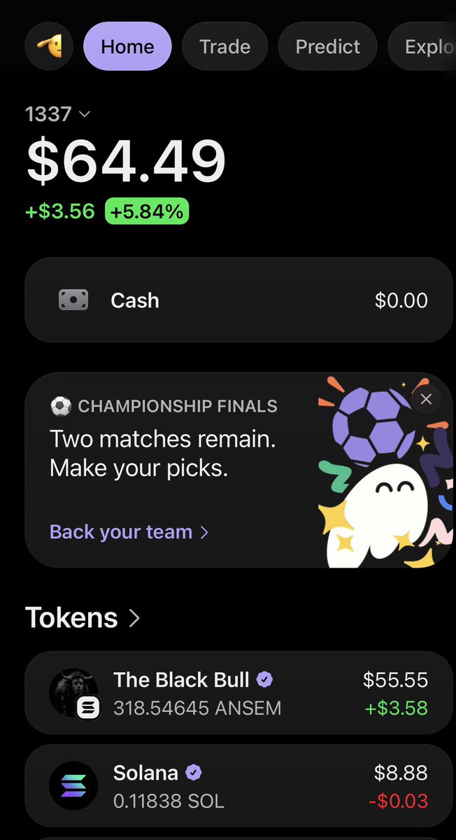 Cryptsewu's tweet photo. Day 13 flipping $100 buck of solana:9cRCn9rGT8V2imeM2BaKs13yhMEais3ruM3rPvTGpump before $5 each https://t.co/gUqnyuWEov