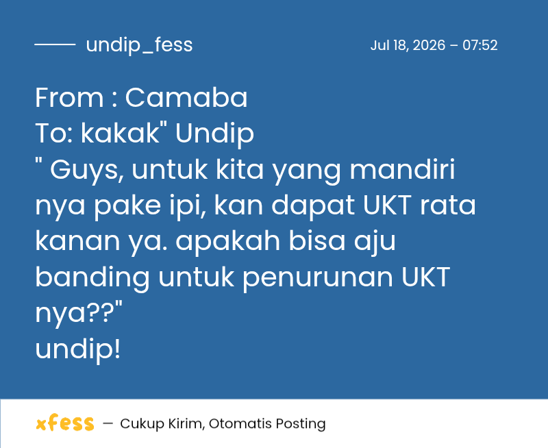 UNDIP MENFESS tweet media