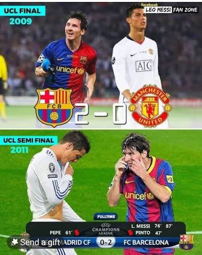 Xavier_Mazzini's tweet photo. @OginiSolomon La mejor versión de Ronaldo se enfrentó a un Messi en ascenso en una final de Champions, y a qué no sabes qué pasó? https://t.co/OmIOEjQI8s