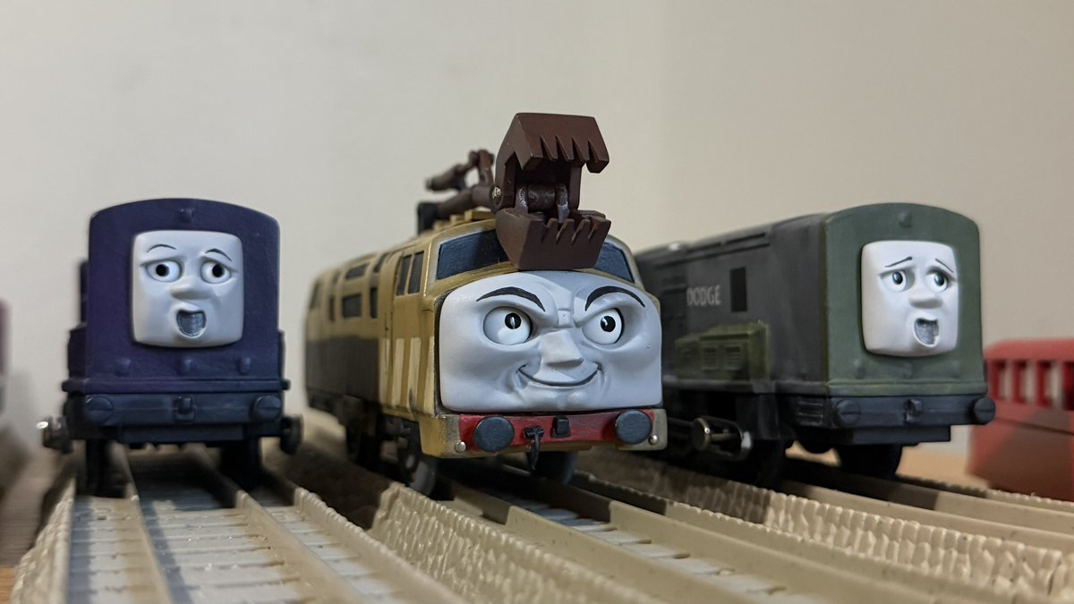 tomasdaspoon's tweet photo. It’s A Magic Railroad!!

Here is the Tomy Nitro TATMR edition and all of its characters. These were all made wonderfully by @stankengine105 per usual and contains so many characters I’m actually not gonna make big thread for all of their WIPs as it would be like 100 tweets lol https://t.co/mxnx6jnj8c