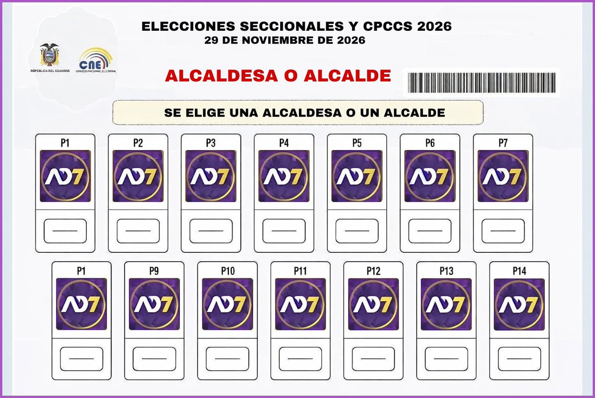 FunerariaAlach's tweet photo. El TCE suspendiendo partidos políticos de oposición por disposición del Gobierno para que ADN pueda ganar la mayoría de las prefecturas y alcaldías del país con menos del 20% que tienen de aprobación y la papeleta se pueda ver así 👇🏻 https://t.co/MSaqgGurwT