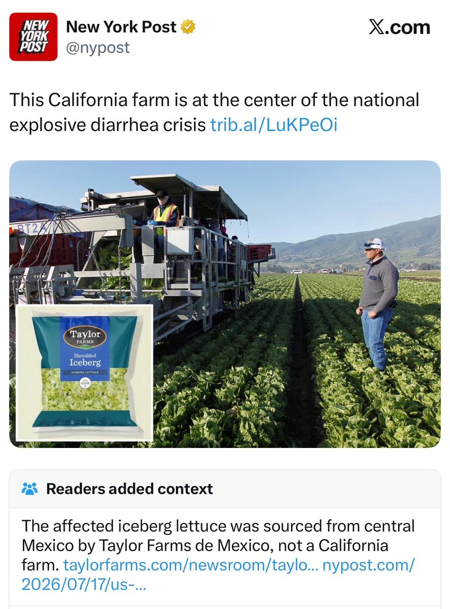 GovPressOffice's tweet photo. The “California Post” just got Community Noted for spreading false information about California. 

Is anyone surprised? https://t.co/JtfWmc355V