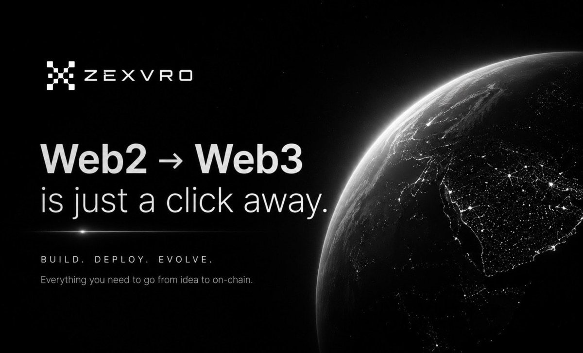 Zexvr0's tweet photo. stop duct-taping 5 tools just to ship on-chain 😭

ZEXVRO = one platform:
dApps · SDKs · contracts · infra · security

DeFi, gaming, SocialFi, NFTs, AI × Web3
pick your lane, we got the rails.

Web2 → Web3 is a click away. no cap.

#ZEXVRO #Web3PaaS #StellarBuildStation https://t.co/NJZtRXCPqM