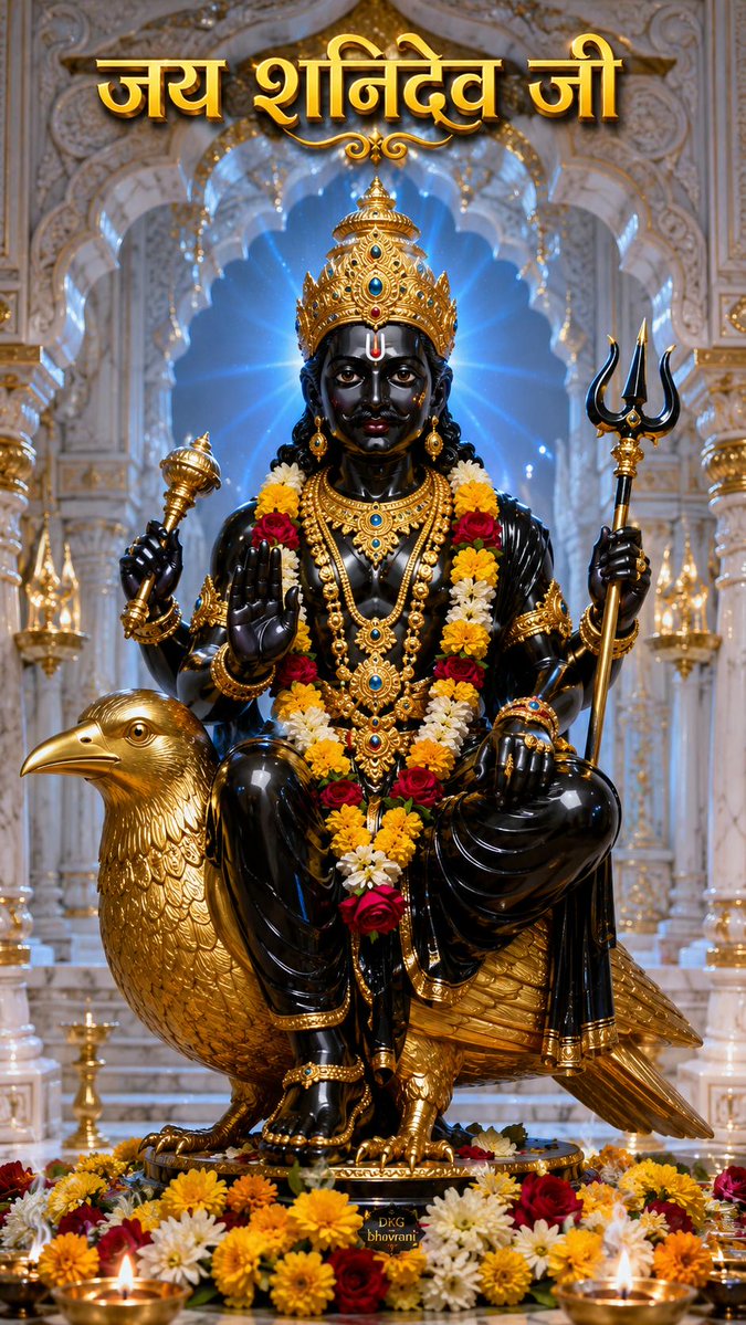 Chaganlalpuroh1's tweet photo. *🔱॥ ऊँ शं शनैश्चराय नम:॥🔱*  ये शनि देव जिंदगी भले ही छोटी देना, लेकिन वर्षों तक दुनिया वालों के दिलों में राज करूं और अच्छे कर्म कर सकू ऐसा आशीर्वाद देना महिमा अपरम्पार है, शनिदेव जी का वार है, सच्चे मन से जो कोई ध्यावे, उसका बड़ा पार है  .. जय हो शनि देव की 🌞🌹🙏🚩 https://t.co/QMtFzm9JT9