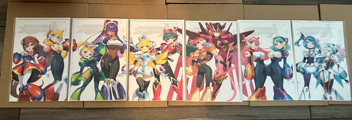 Protoman's tweet photo. The FULL SET of 6 issues together now! ❤️
@AtomicMrshmallw absolutely CRUSHED IT!

Store Info: https://t.co/CFSrEVPdRG https://t.co/Slp4X47TO0