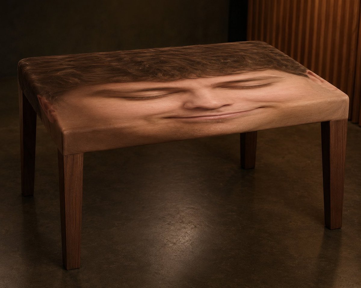 CrazyAmercan's tweet photo. @veiledangelcake @NickJFuentes  
Cmon bro 🥹
YOU ARE THE TABLE https://t.co/dfiH8J3CRf