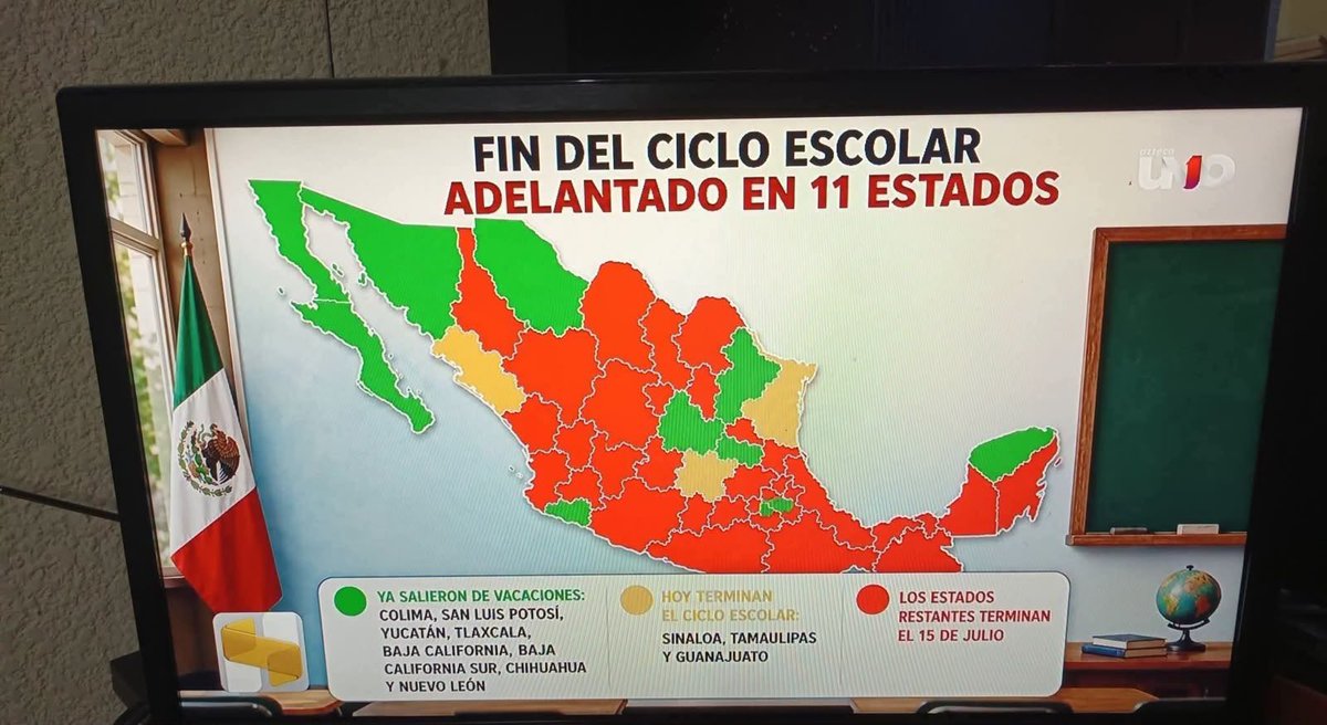MonitodeTinta's tweet photo. Mira @HarimBGutierrez, en Tv Azteca acaban de declarar la independencia de 15 nuevos estados. Glorias del uso de IA. https://t.co/EjeeSbc22w
