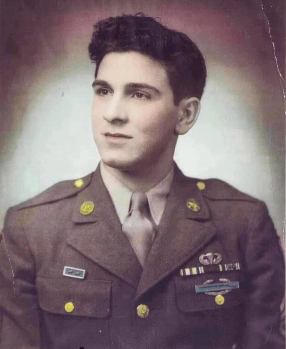 SoldiersWhisper's tweet photo. “We knew each other’s next move, we trusted each other, it went right back to that bond. You’d give up your life for the man beside you. That’s when boys became men.”
— Staff Sgt. William Guarnere 🪂 #101stairbornedivision 
#WWII https://t.co/Fj010On0Vb