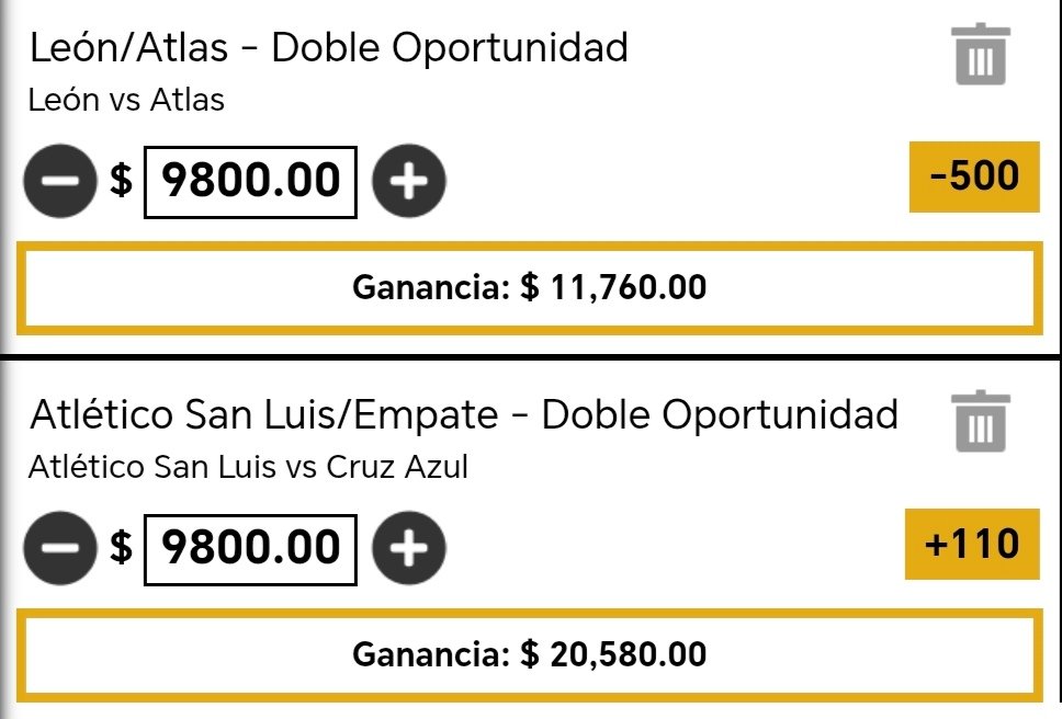 TOYOGUAJARDO's tweet photo. León or Atlas win today. No Tie. San Luis win or tie Today. Sure bets. @FDSportsbook @DKSports @calientesports @CodereMX @StrendusOficial @FEMEXFUTAC @FIFAcom @BetssonSV https://t.co/Mk8N9Ej5AO