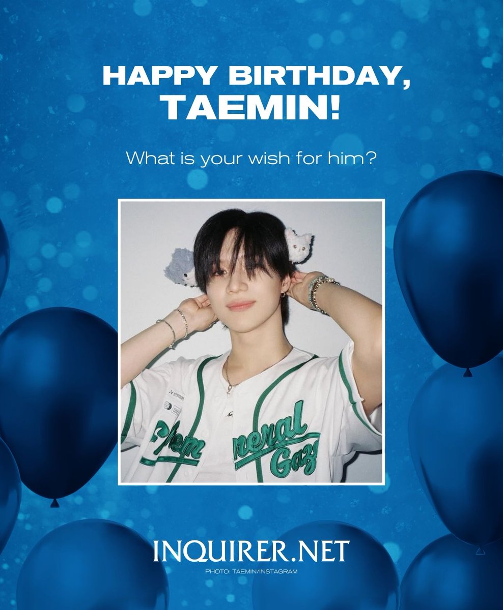 inquirerdotnet's tweet photo. Still shining brighter than ever. Happy Birthday, Taemin! https://t.co/6VDOoEOuE8