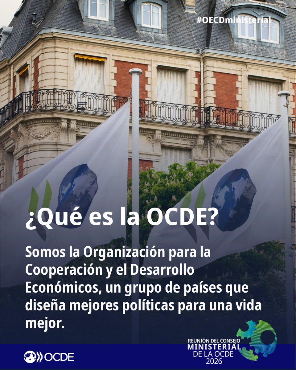 ocdeenespanol's tweet photo. ¿Qué es la #OCDE?
Dirigida por nuestros 38 países miembros, la OCDE trabaja cada día para mejorar la economía mundial y la calidad de vida de las personas en todas partes.
Obtén más información sobre qué hacemos: https://t.co/RYRTplVySA
#MejoresPolíticasParaUnaVidaMejor https://t.co/dK9DWRNH8a