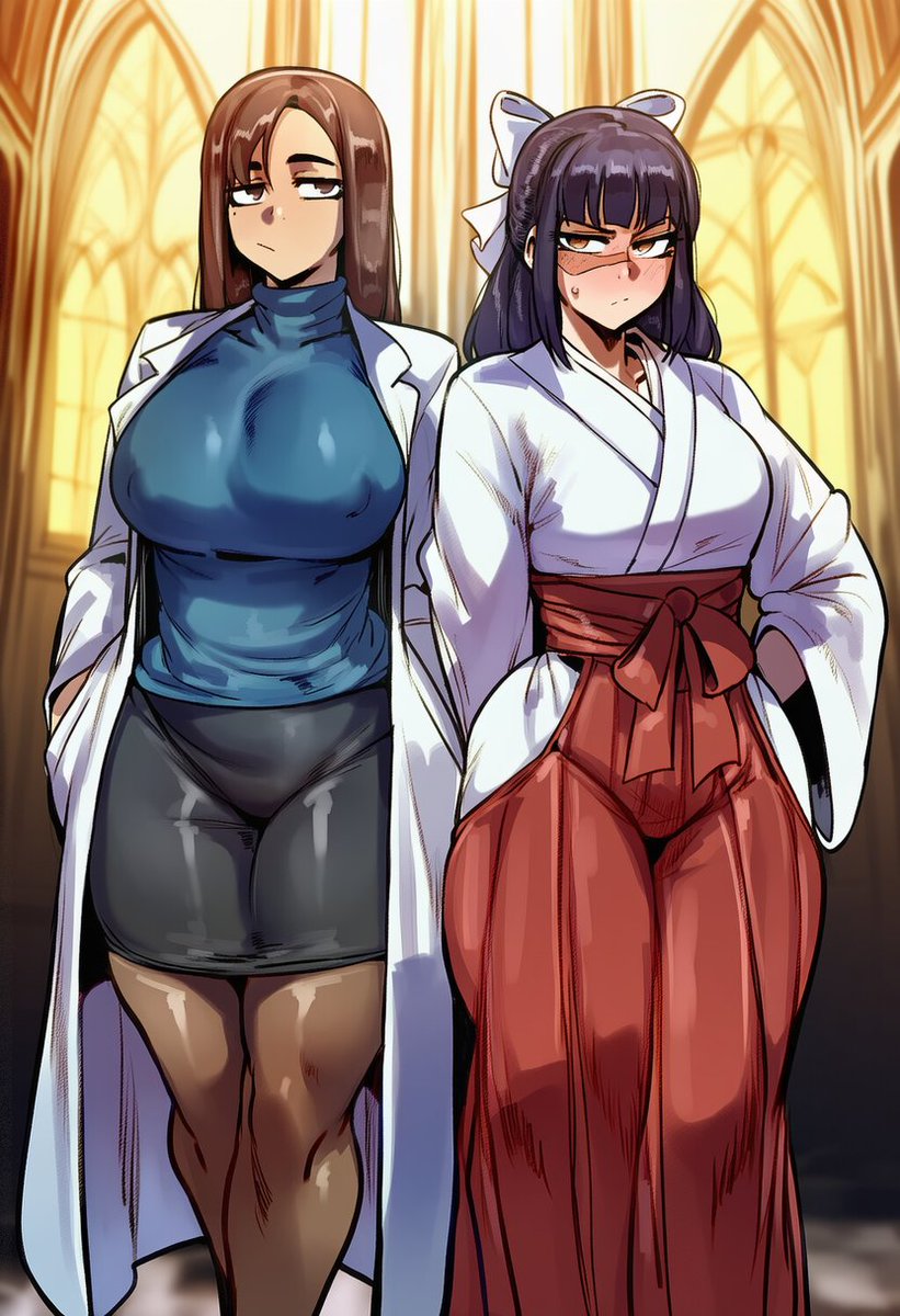 WillyKenTroX's tweet photo. Couple Alone #1

Ieiri Shoko x Iori Utahime

#hentaiِ #hentaiِart #AI #AIart️️️️️️️️️️️️️️️️️️️️️️️️️️️️️️️️️️️️️️️️️️️️️️️️️️️ #IeiriShoko #ShokoIeiri #IoriUtahime #UtahimeIori #JujutsuKaisen #JJK #JujutsuKaisenFanArt https://t.co/YXKNwkgi6f
