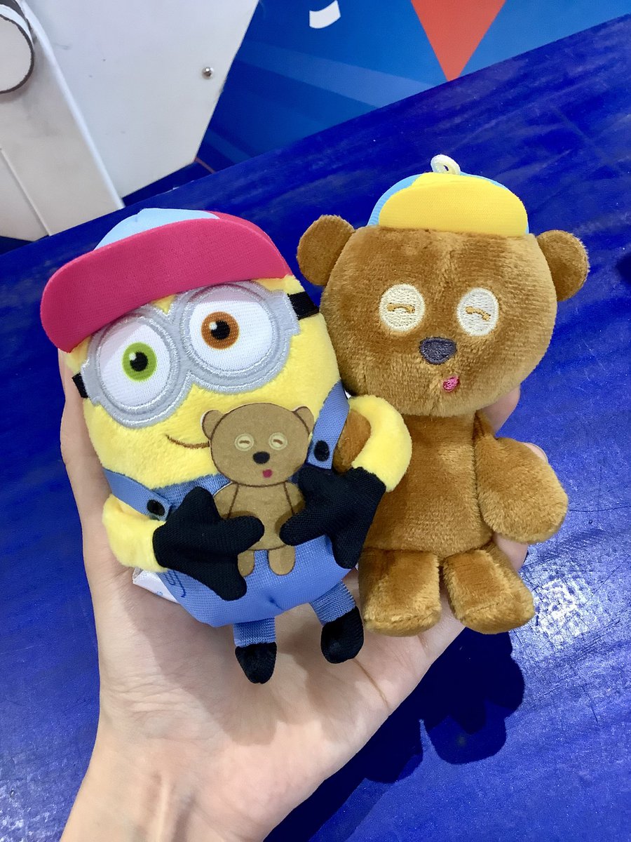 GiGO_Inada's tweet photo. 新景品です✨

『#ミニオン　マスコット　カラフルキャップ』

稼働しました〜！

カラフルな帽子をかぶった
ミニオン達のかわいいマスコット💕

ぜひお迎えしちゃって下さいませ😆

#GiGO帯広稲田 https://t.co/tQw8LnkwLz