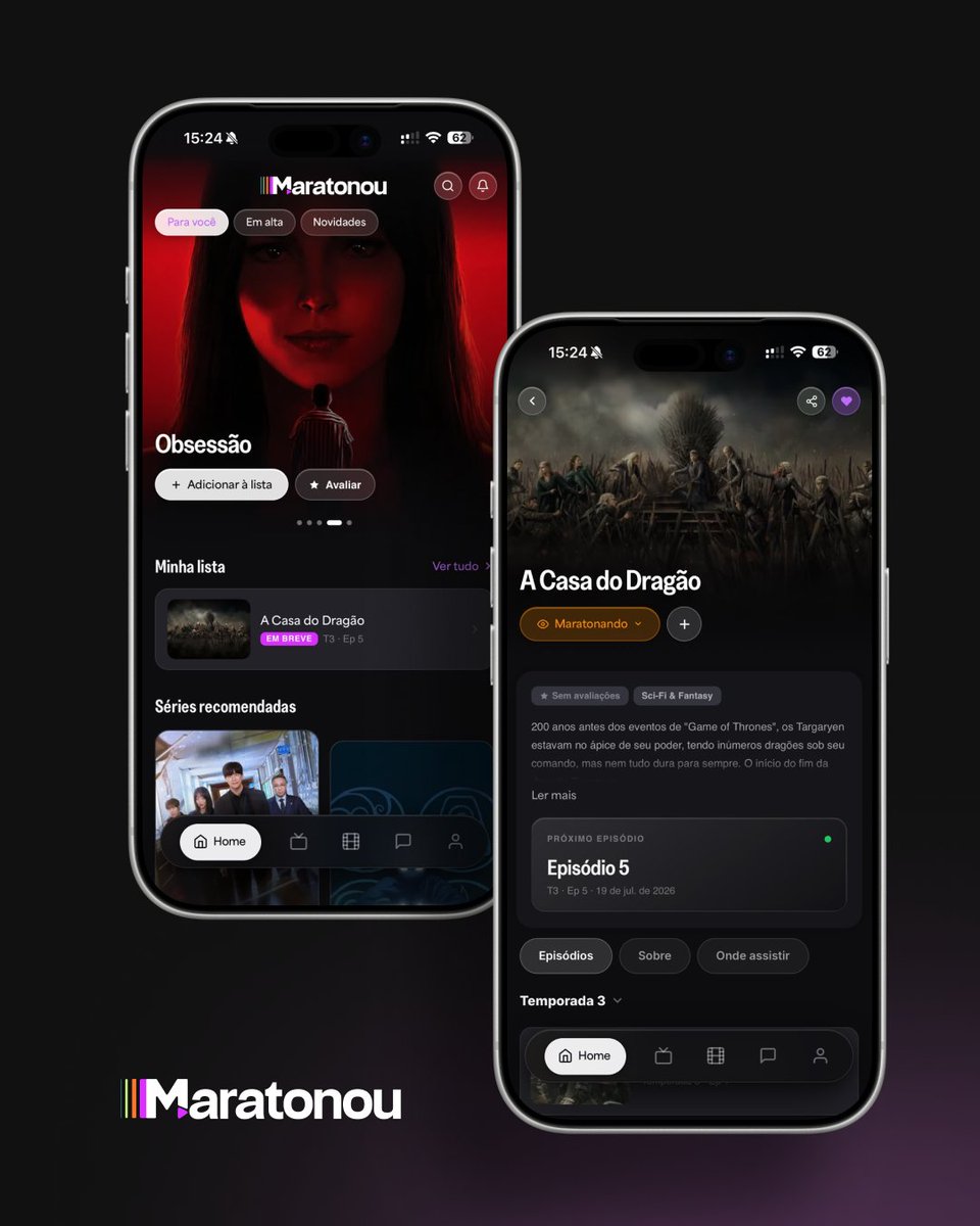 maratonouapp's tweet photo. O Maratonou está chegando para transformar a forma como você acompanha, avalia e compartilha tudo o que assiste! 📺

Entre para a lista de espera: https://t.co/XJYBvmyTkF https://t.co/yeEyaTpKCb