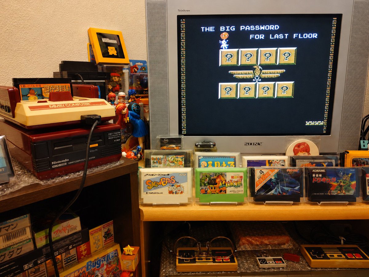 1986年7月18日に誕生したファミコンカセットは『バベルの塔』です