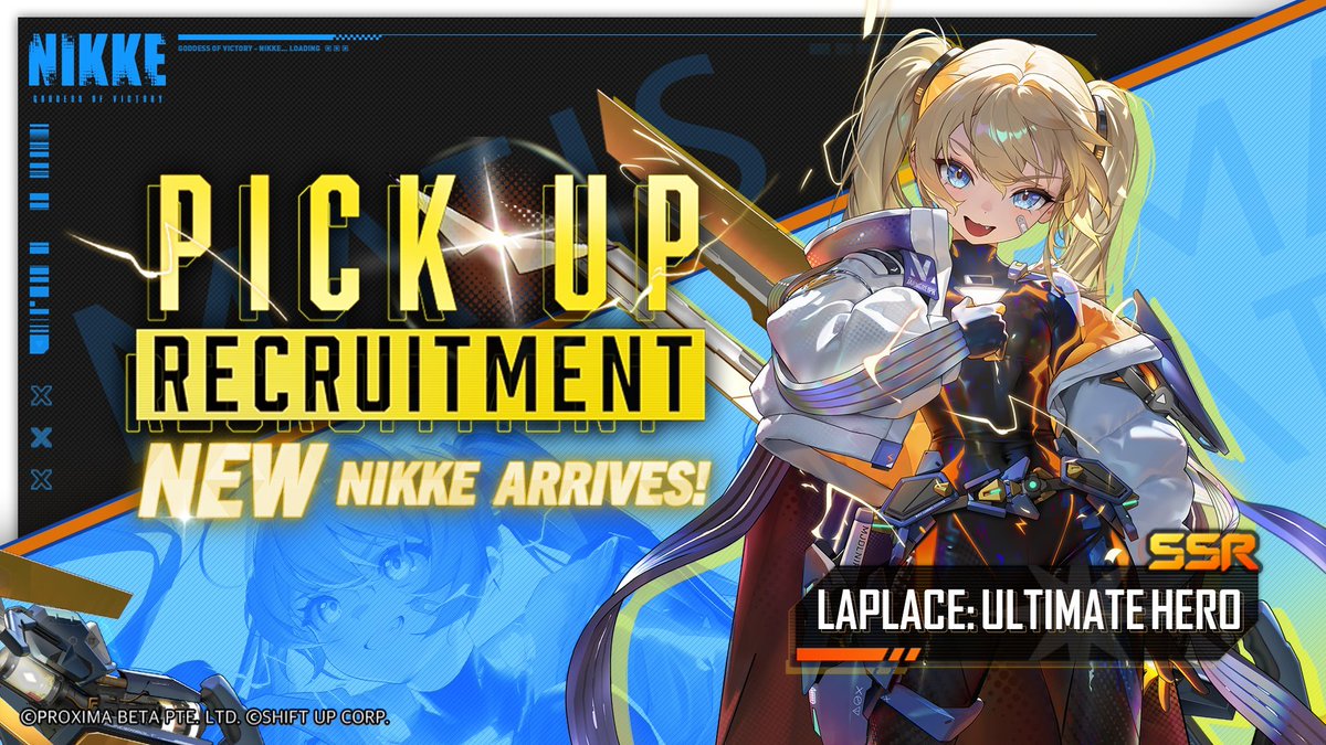 Kami9871's tweet photo. ➡️Se vienen las nuevas Matis a NIKKE 👀
ANUNCIADA "Laplace: Ultimate Hero"
#NIKKE #LaplaceUltimateHero https://t.co/GWG8UZeHrr