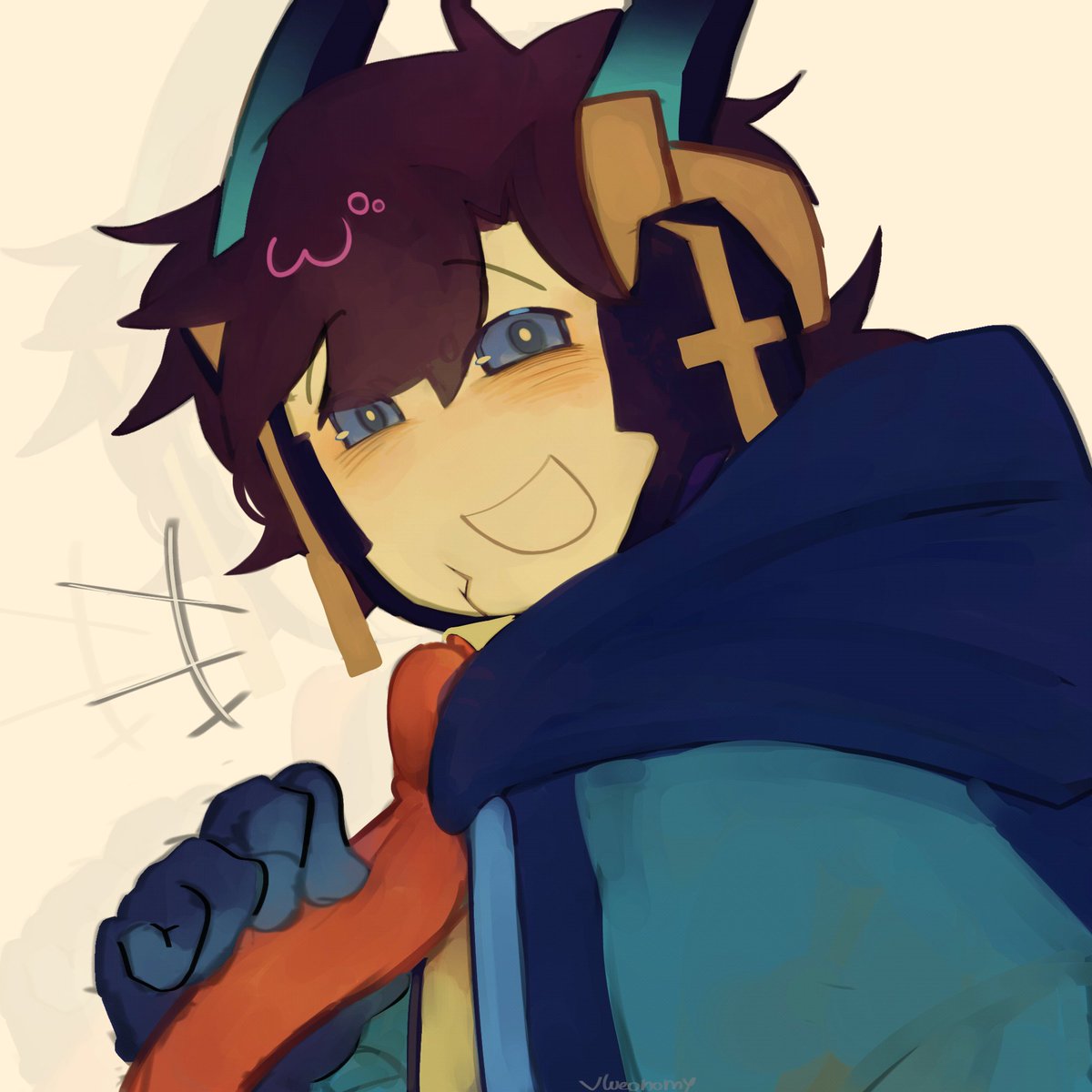 vlueonomy's tweet photo. Ola, dibuje por primera vez en años en ibis paint, supongo q pudo haber quedado mejor el bluez je https://t.co/jF5pjjN1Ip