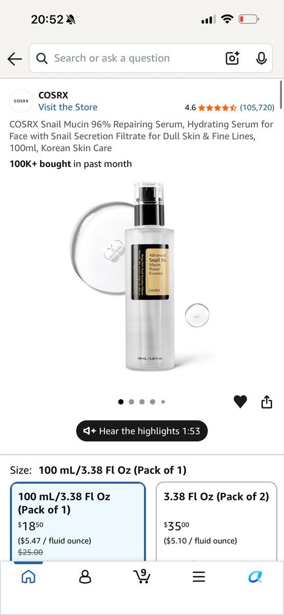 desiraefiles's tweet photo. @tinaturttle https://t.co/X0i0X9LEMl only products i use are from twnskn + snail mucin from amazon. this combo is soo nasty for glass skin 😩😭 https://t.co/huSXhjoURi