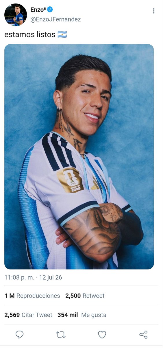 madein3racha's tweet photo. Entre aplausos y silencios ⇝ julienzo au omegaverse.

Dónde Enzo y Julián se conocen desde chicos y viven una vida en paralelo fuera del ojo del público durante años. Hasta el mundial 2026. https://t.co/w70mBqct8U