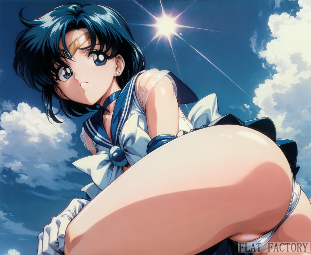 FlatAmity's tweet photo. 超久々のマーキュリー

 #セーラーマーキュリー
 #sailormercury 
 #AmiMizuno
 #AI https://t.co/FtWwGmwzJ7