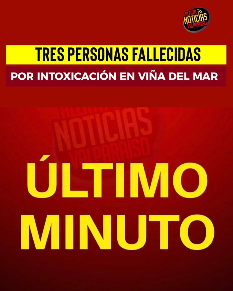 AlertaNoticiasV's tweet photo. Tres personas fallecieron la noche de este viernes en el sector Recreo en avenida Diego Portales, en Viña del Mar. El hecho está siendo investigado por las autoridades como una eventual intoxicación provocada por un generador de ozono, el cual habría sido utilizado con la intención de secar una vivienda. Personal de emergencia y policial acudió al lugar para realizar las primeras diligencias y esclarecer las circunstancias de este trágico suceso. Noticia en desarrollo