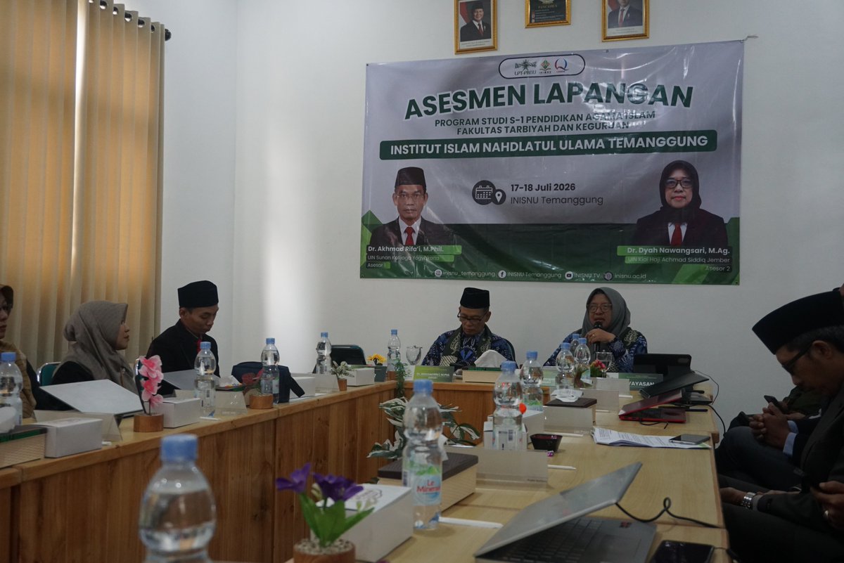 HamidullohHI's tweet photo. Asesmen Lapangan S1 PAI INISNU Temanggung Dimulai, Asesor LAMDIK Tekankan Budaya Mutu https://t.co/X0XCyoNrYE

https://t.co/0Q7XbxS40B

https://t.co/i5cmrMg58F https://t.co/VAxboYcoCU