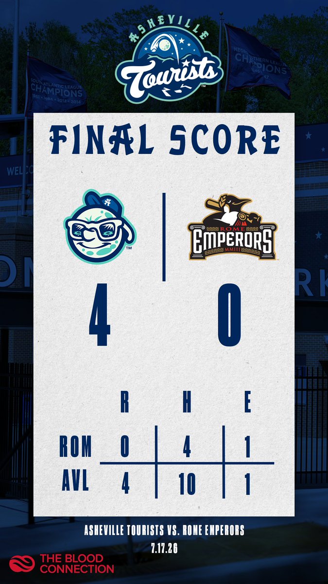 Asheville Tourists tweet media