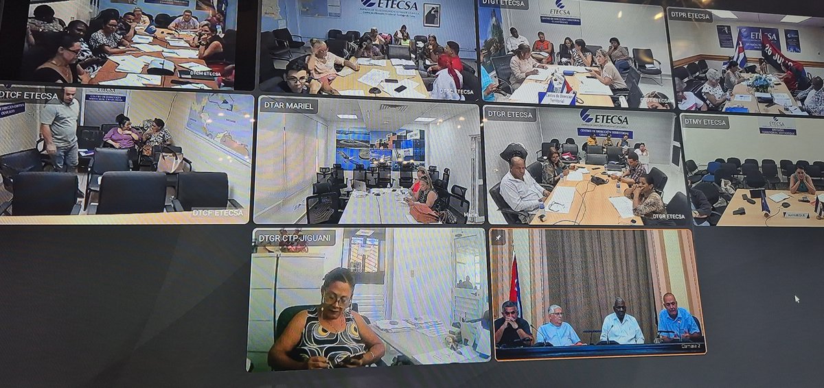 AsambleaCuba's tweet photo. Diputados cubanos analizaron y debatieron, mediante videoconferencia, los proyectos de ley «De Tierra Agropecuaria y Forestal», «De la Vivienda» y «Del Sistema de Identidad Personal y Domicilio», previo a su examen en el venidero Período Ordinario de Sesiones de @AsambleaCuba https://t.co/nZc7GFXj0p