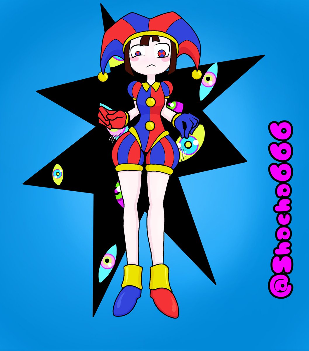 Cerch14's tweet photo. Bueno gente, tarde mucho más de lo previsto pero finalmente termine mi #fanart de #pomni para celebrar la colaboración con #fortnite
Espero que le guste.

#digitalcircus #digitalcircusfanart https://t.co/bxo1tjmERP