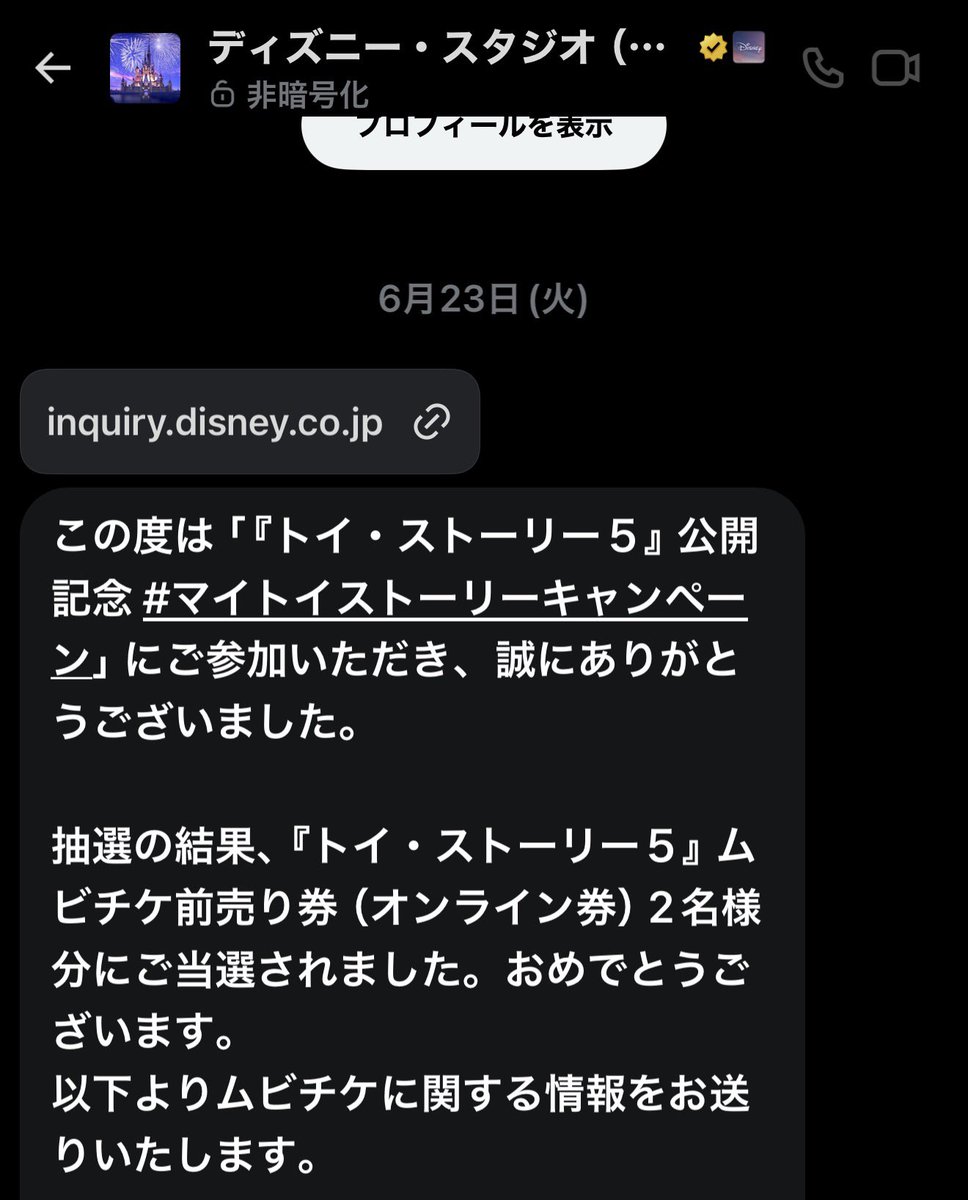 長男がディズニーさんから頂いたムビチケで初デートに❤️ 1番の理解者