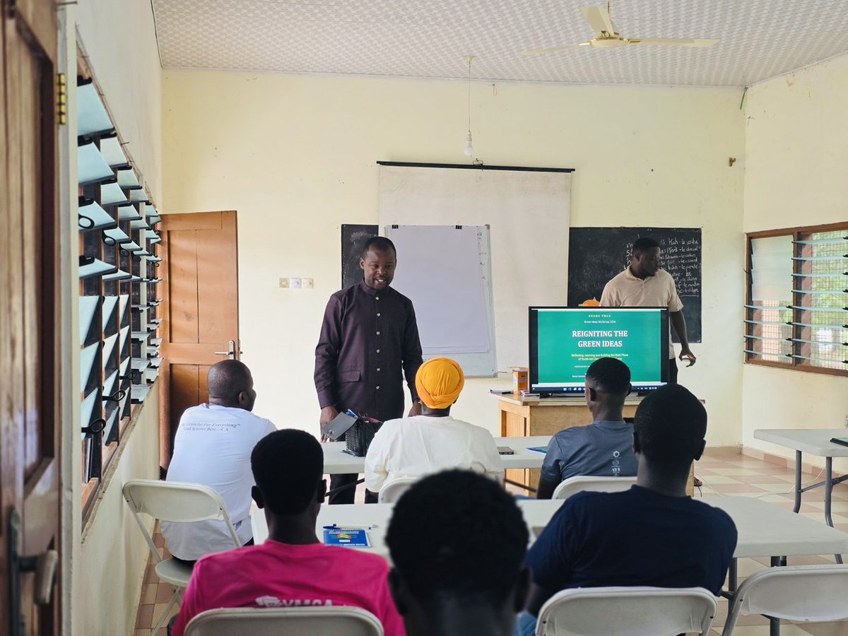 YmcaGhana's tweet photo. Empowering Young Green Ambassadors to Build a Sustainable Future Ghana YMCA has successfully concluded a transformative three-day Environment and Climate Workshop in Koforidua under the Stronger Ys Project. https://t.co/ZWfrkoa2Jb