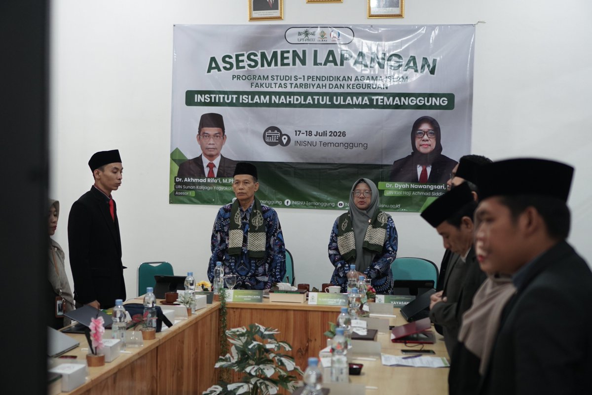 HamidullohHI's tweet photo. Asesmen Lapangan S1 PAI INISNU Temanggung Dimulai, Asesor LAMDIK Tekankan Budaya Mutu https://t.co/X0XCyoMU96

https://t.co/0Q7XbxRwb3

https://t.co/i5cmrMfxj7 https://t.co/bwWazfKtdU