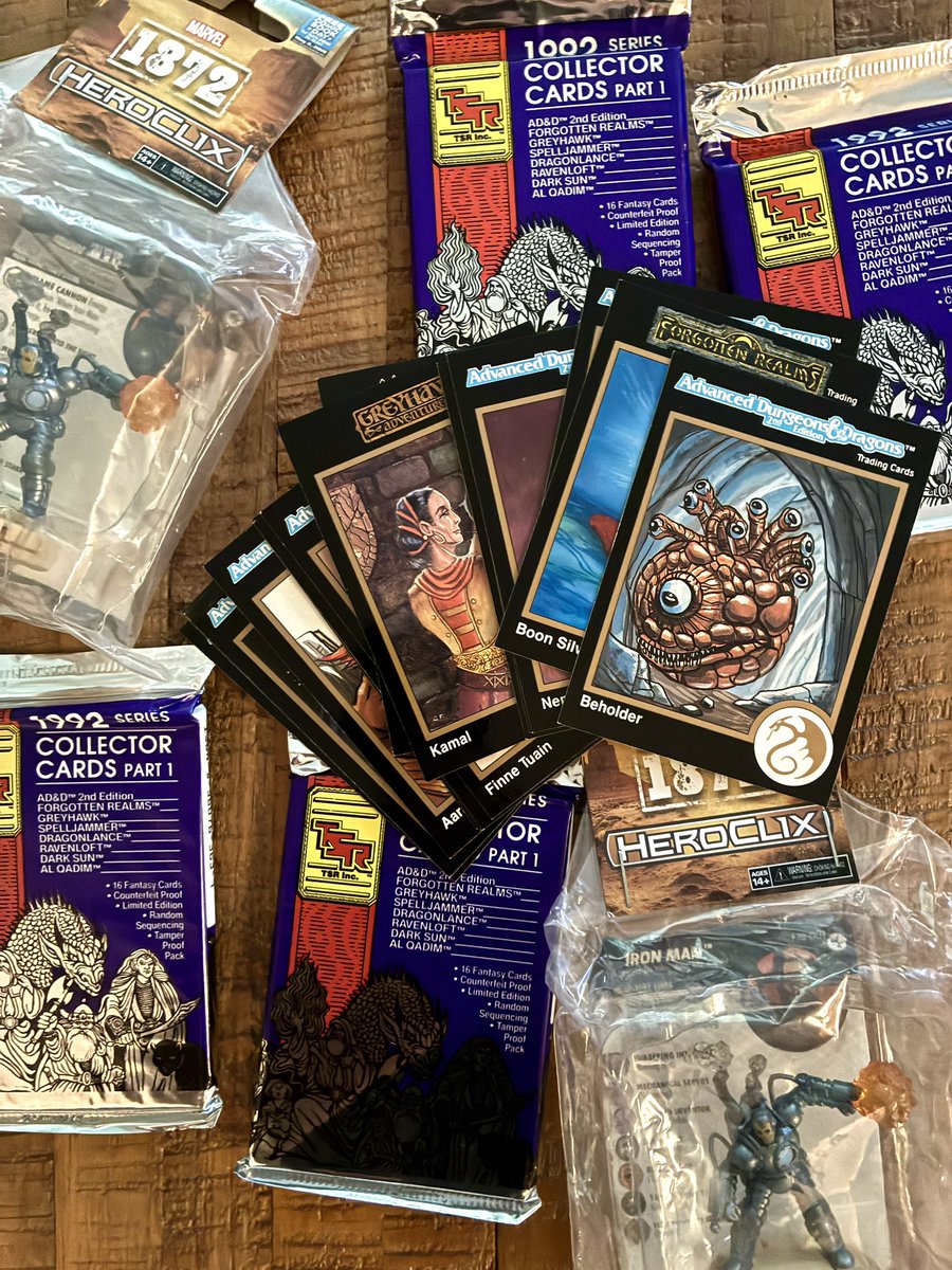 OriginalGrogna1's tweet photo. Some highlights from today’s road trip!
#dnd #comicbook #cards #tsr #nostalgia https://t.co/wjiuSljnwQ