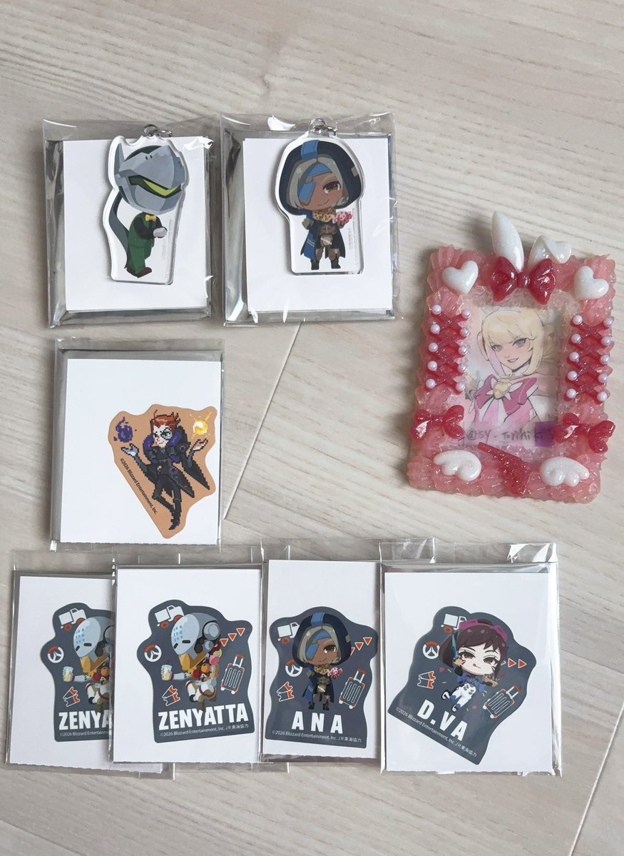 sy_torihiki7's tweet photo. 【交換・買取】Overwatch オーバーウォッチ アニメイト 大阪 オンリーショップ

譲￤大阪アクスタ、アクキー、ステッカー、ピクセルステッカー (D. VA、ゲンジ、ハンゾー、LW等)＞定価＋送料

求￤同種ジュノ

郵送のみ
複数提供も検討いたします
検索からでもお気軽にお声掛けください🙌🏻 https://t.co/bSWmuyKPrp