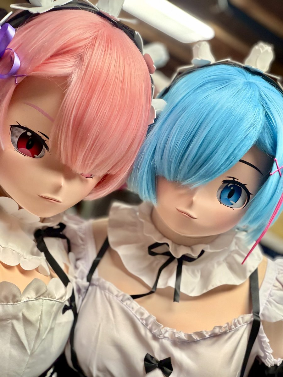 ChrisAndMeph's tweet photo. Couples who Kig together
Ram:@MephD_Kig
Rem:@CTriff
#couplesgoals #kigurumi #rezero #cosplay https://t.co/XTtf4rBySs