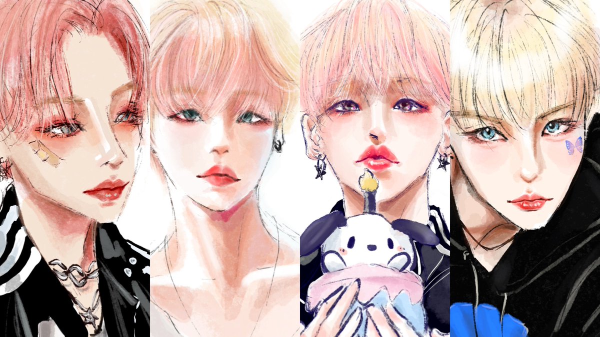 0Blackmuli's tweet photo. 웅이시 🩷→💛 

#전웅 #웅이 #ウン #ウンイ 
#AB6IX #Woong #웅이편 🌸 
#AB6IXfanart https://t.co/Cgtzo0Aix8
