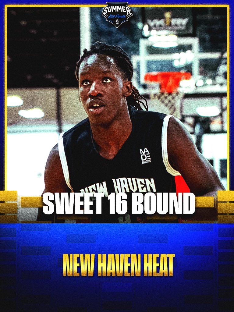 madehoops's tweet photo. Onto the next! Onto the Sweet 16 🍭🍬

@NewHavenHeatFam https://t.co/P1jl9YnKbi