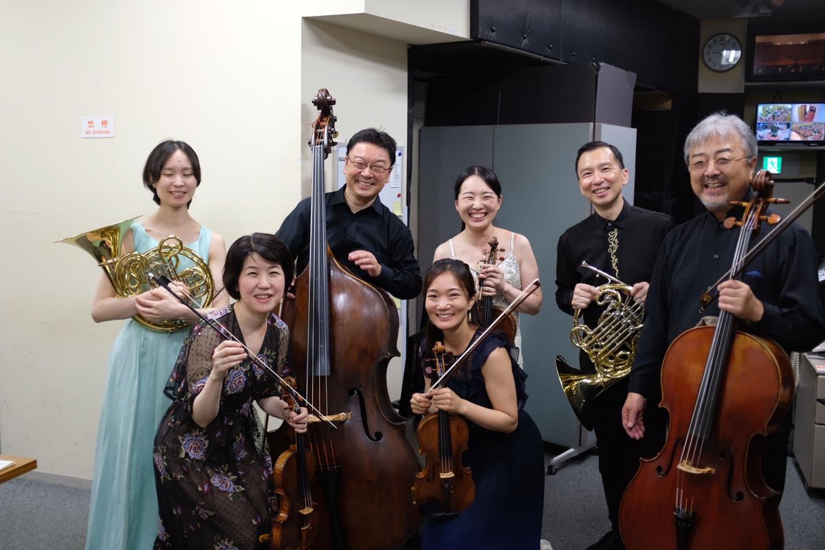EOTokyo's tweet photo. ハイドン ホフマイスター モーツァルトの「心踊るシンパシー」を室内楽でお贈りした
第160回アンサンブル of トウキョウ
定期演奏会

ご来場いただき誠にありがとうございました❣️ https://t.co/r5WpOUpabY