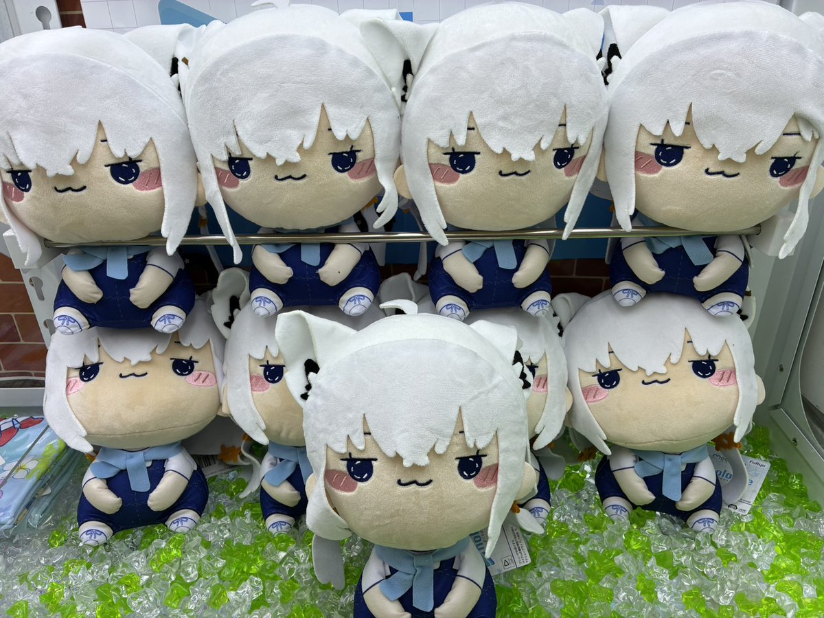 ホロライブプロダクションもちぴこBIGぬいぐるみー白上フブキー&ー大神