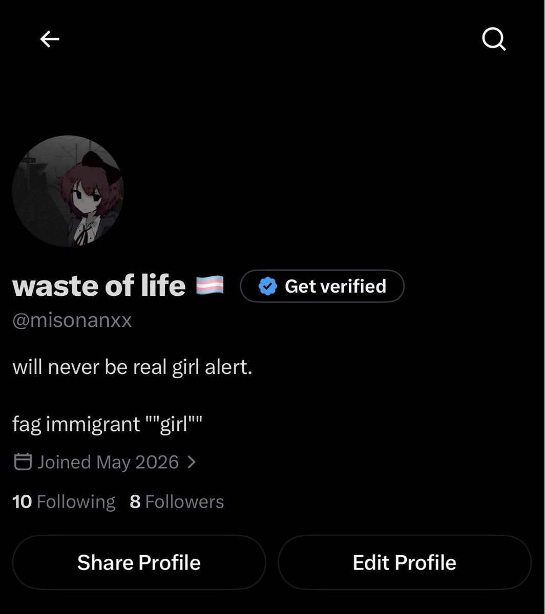 waste of life 🏳️⚧️ tweet media