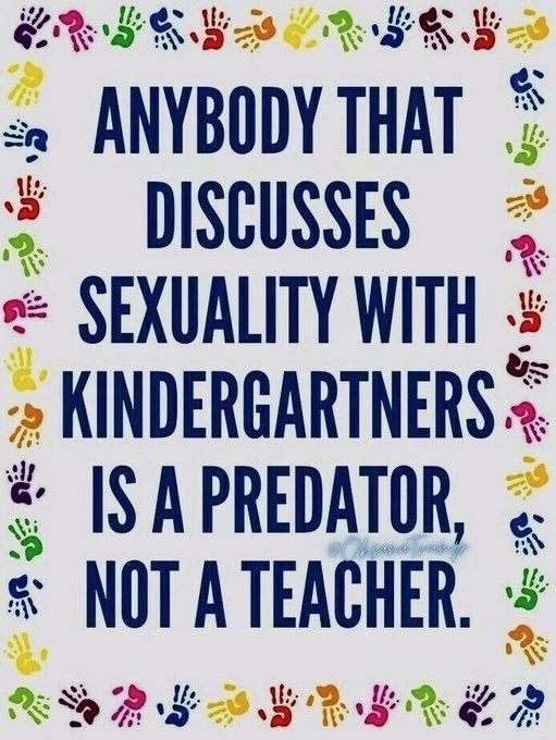 house_of_trad's tweet photo. What provokes someone to discuss this with a child? https://t.co/fdINXhg8A4