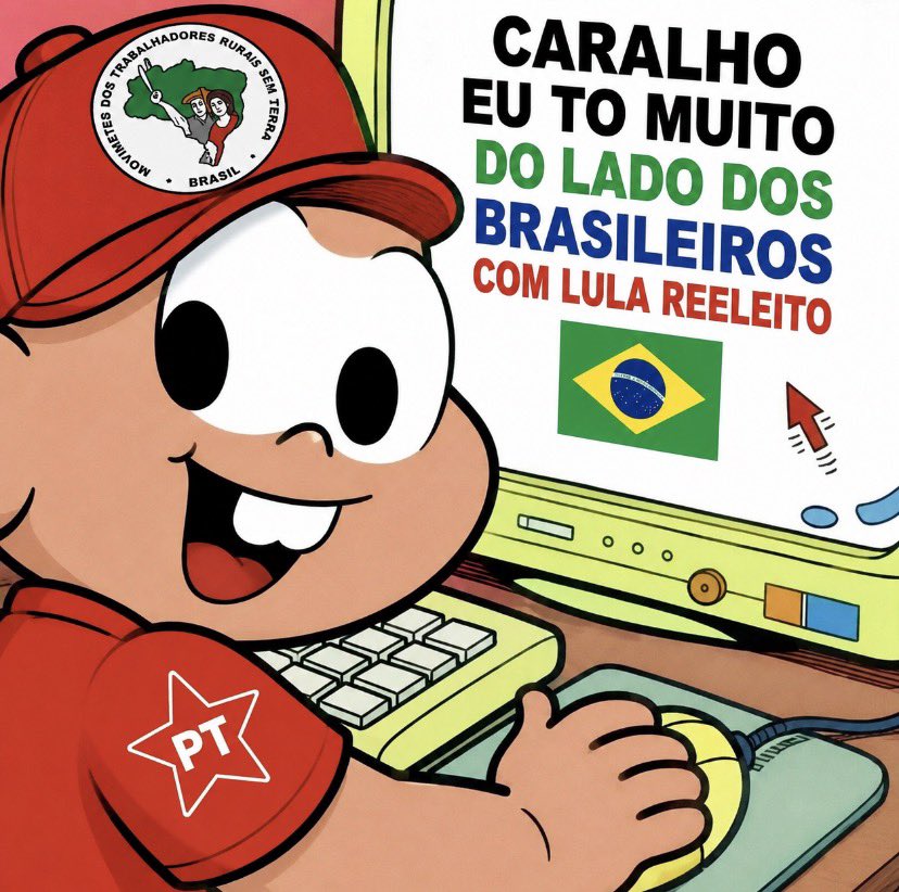 lulaticos's tweet photo. Eu faço parte da maioria esmagadora que vai ajudar a reeleger LULA PRESIDENTE https://t.co/DeE7XyDhqR