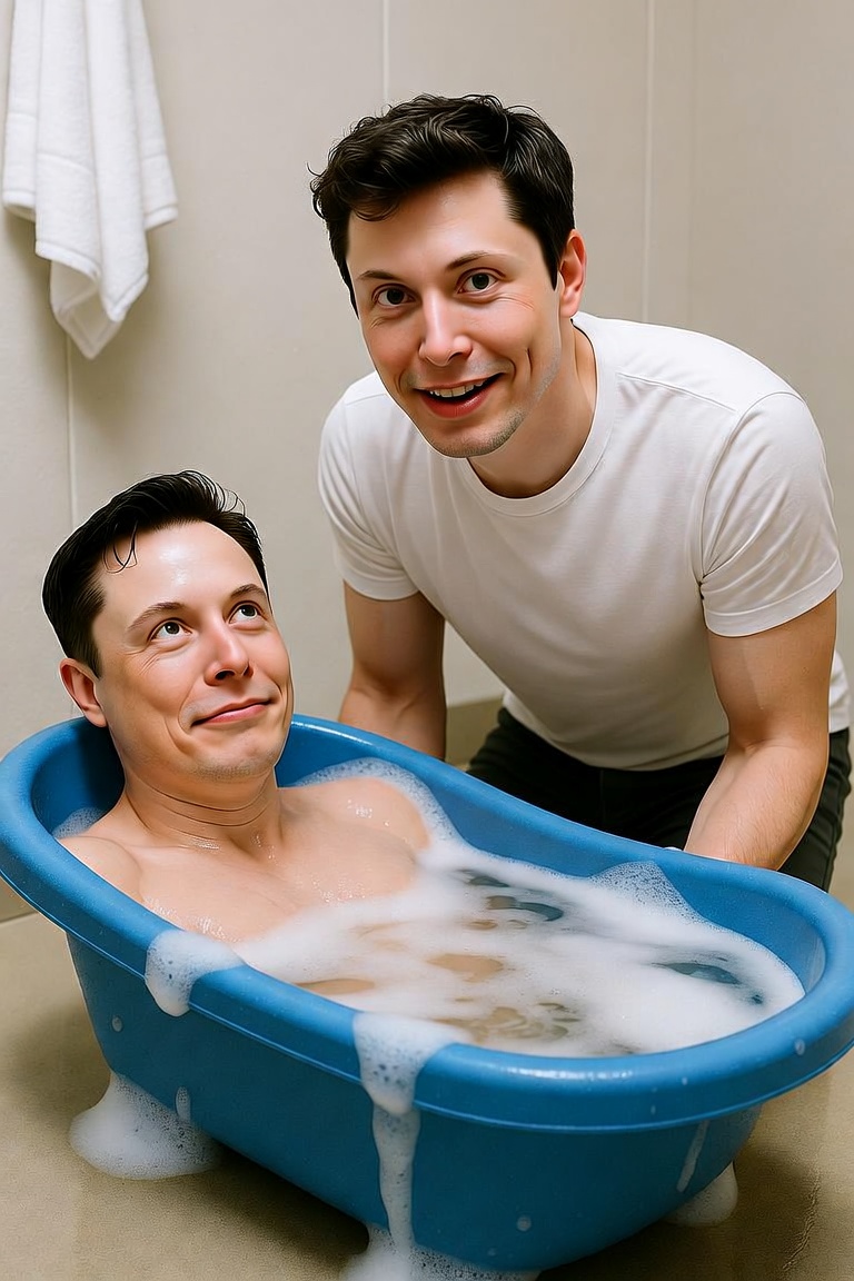 The0ddityX's tweet photo. @cb_doge The revenge of Sam Altman 🧼👶😂 #Grok https://t.co/1HZ6I92n8w