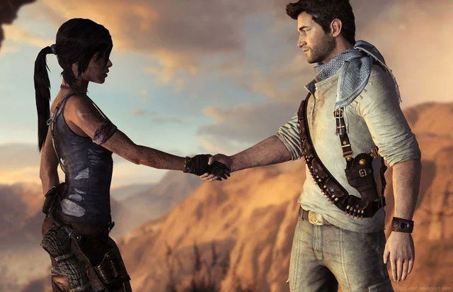 acervynatedrake's tweet photo. Oi amiga saudades @acervylaracroft https://t.co/QyJoslvGQo