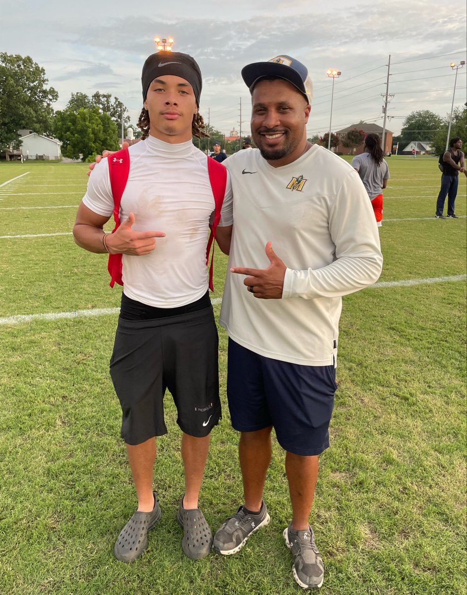 CavonCarter's tweet photo. After a great camp and conversation with @CoachNickW I’m blessed to receive my 1st D1 offer from @racersfootball #Thankful 🙏🏽💯
@CSmithScout @jabaridavis_VFL @WrightJody @coachjimmyogle @arodgers_3 @ShalRamey @PrepRedzoneTN @WillJones_5 @The_Red_Rebels #Blessed💪🏽 https://t.co/uuwNY7ej1z