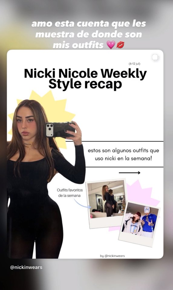 naikiidata's tweet photo. Nicki Nicole vía historia de Instagram https://t.co/25OMzR1VP1