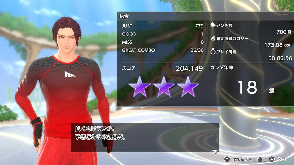 本日分です。#FitBoxing3